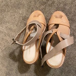 Free People chunky heels